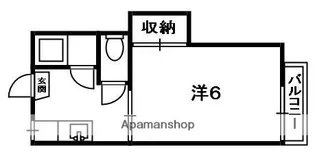 ライフステージ1番館【1階】の間取り