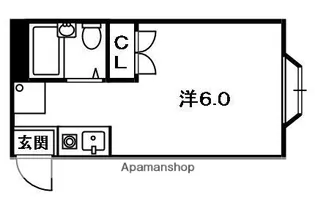 エルカーサ津田【1階】の間取り
