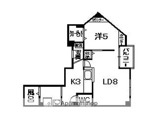 アーカンシェル東寝屋川【4階】の間取り