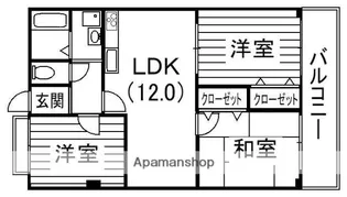 カーサソラール【4階】の間取り