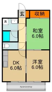 門真グランドハイツ【8階】の間取り