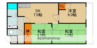 パレロワイヤル【4階】の間取り
