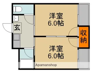 ピュアスモト【4階】の間取り