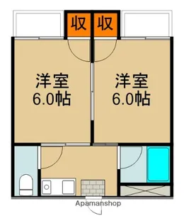 ピュアスモト【3階】の間取り