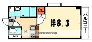 サンフレンドユーマンション【4階】の間取り