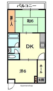 メゾン赤松【2階】の間取り