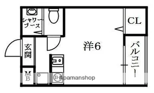 ほーむ21新町【2階】の間取り