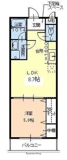 グランシール南寺方【3階】の間取り