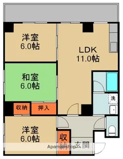 アーバンハイム守口【2階】の間取り