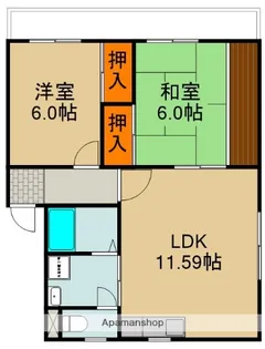 モルゲンロート【3階】の間取り