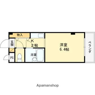 末広マンション【4階】の間取り