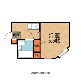 サンコーハイツ【2階】の間取り