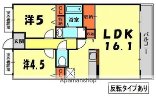 グレースコート香里園【3階】の間取り