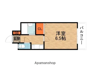 テラシマ・マンション【2階】の間取り