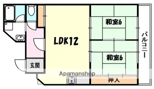 レジデンス浅田【3階】の間取り