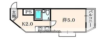 エグゼコート枚方A棟【2階】の間取り