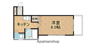 シャルマン淀江【5階】の間取り