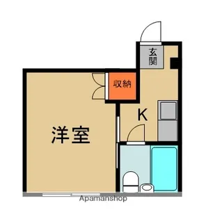 サンスイハイツ【5階】の間取り