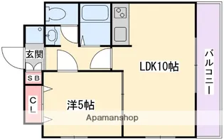 M’PLAZA香里壱番館【4階】の間取り
