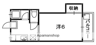 ライフステージ1番館【2階】の間取り