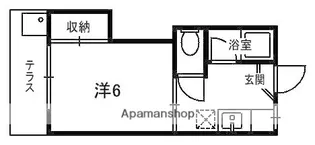 ライフステージ1番館【1階】の間取り