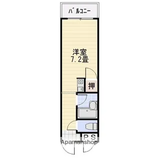 第3ハートビル【4階】の間取り