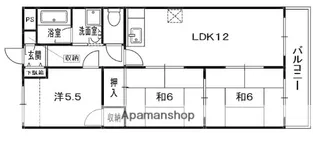 東華マンション【4階】の間取り