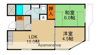 ツインコートヒラタ【3階】の間取り