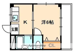 第2星ヶ丘マンション【3階】の間取り