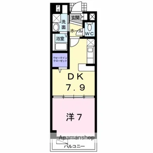 ベルガーデン【2階】の間取り