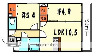 アコード門真【2階】の間取り