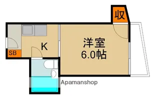 サンパレス【2階】の間取り