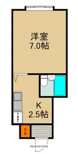 栄ロイヤルマンション【1階】の間取り