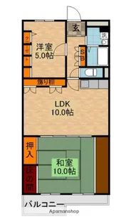 ネオコーポ門真【10階】の間取り