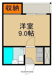 ラムール萱島【3階】の間取り