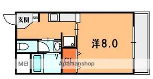 ロイヤルコンフォート【4階】の間取り