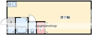 TISSハイム香里【3階】の間取り