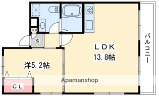 ピュアレイ【3階】の間取り