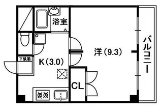 M’PLAZA津田駅前七番館【2階】の間取り
