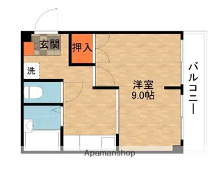 M’PLAZA津田駅前七番館【4階】の間取り