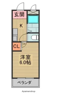 片岡マンション【3階】の間取り
