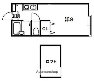 JUNⅠ【2階】の間取り