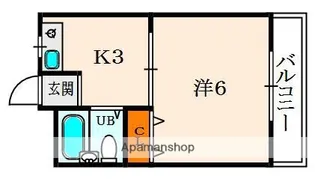御殿山壱番館【2階】の間取り