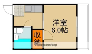 ハイツ大倉【3階】の間取り