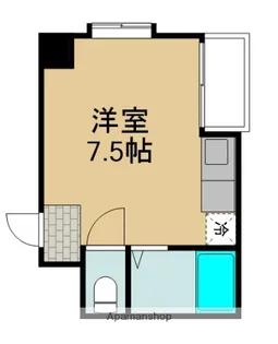 巣本ハイツ【3階】の間取り