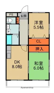 リバティーコート【2階】の間取り