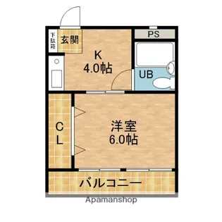 ロイヤルハイム美井【3階】の間取り