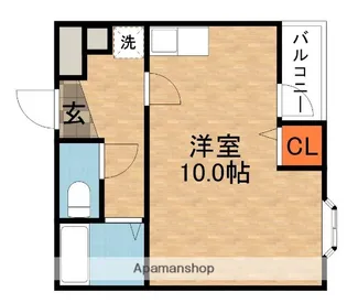 WESTヒルズ岸和田【4階】の間取り