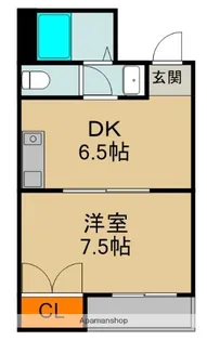 サンティール門真【3階】の間取り