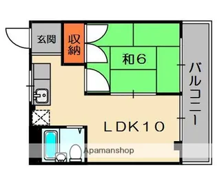 橋本金森マンション【2階】の間取り